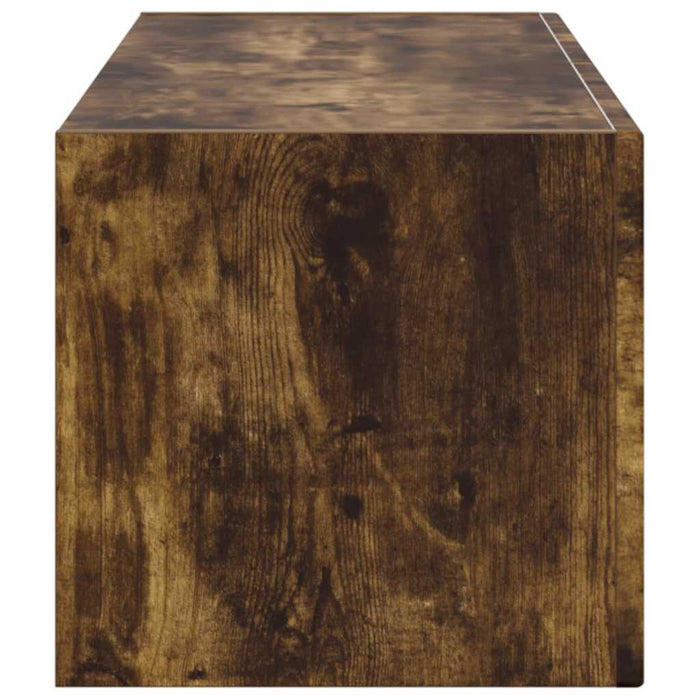 Dulap TV de perete Pe perete Stejar fumuriu 98 x 31 x 29,5 cm - WALTI WALTI
