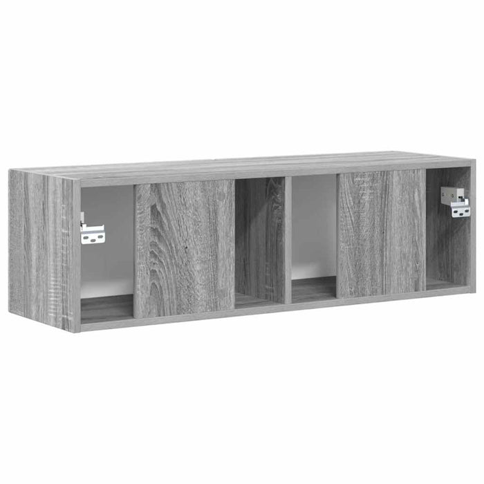 Dulap TV de perete Gri Sonoma 98 x 31 x 29,5 cm Lemn compozit - WALTI WALTI