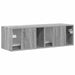 Dulap TV de perete Gri Sonoma 98 x 31 x 29,5 cm Lemn compozit - WALTI WALTI