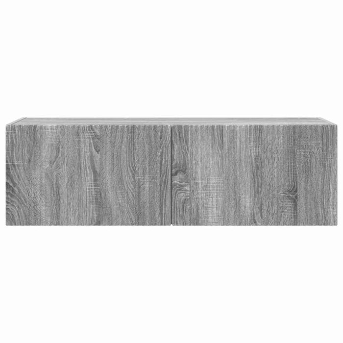 Dulap TV de perete Gri Sonoma 98 x 31 x 29,5 cm Lemn compozit - WALTI WALTI