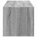 Dulap TV de perete Gri Sonoma 98 x 31 x 29,5 cm Lemn compozit - WALTI WALTI