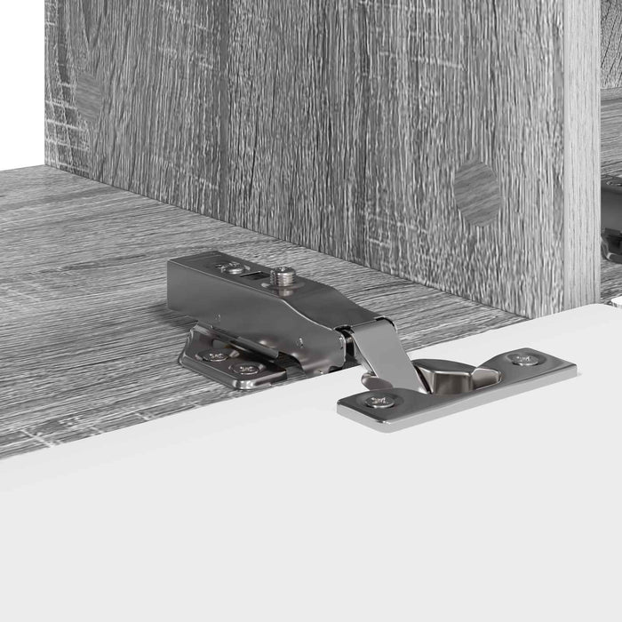 Dulap TV de perete Pe perete 2 pcs Gri Sonoma 98 x 31 x 29,5 cm - WALTI WALTI