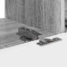 Dulap TV de perete Pe perete 2 pcs Gri Sonoma 98 x 31 x 29,5 cm - WALTI WALTI