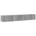 Dulap TV de perete Pe perete 2 pcs Gri Sonoma 98 x 31 x 29,5 cm - WALTI WALTI