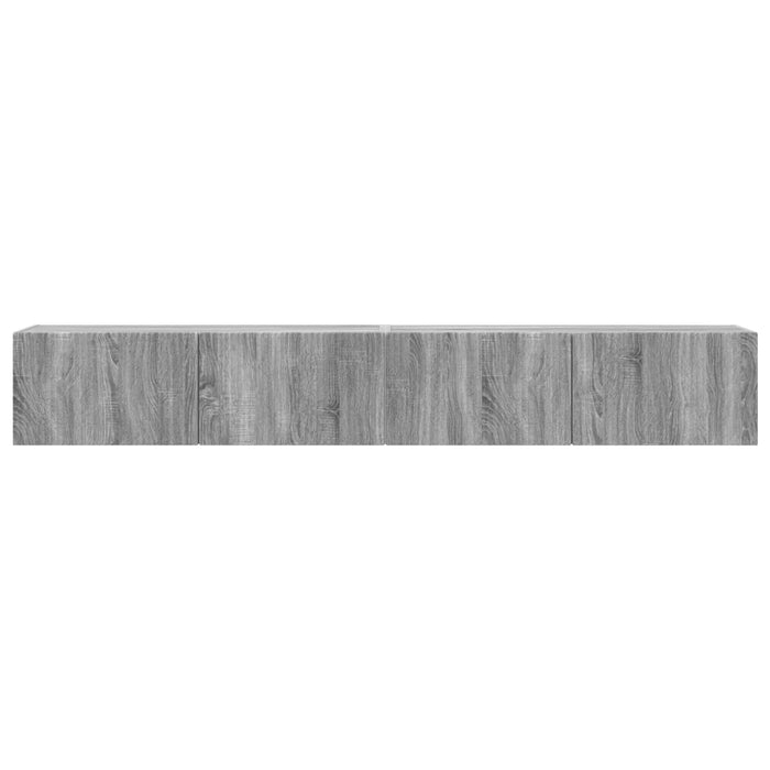 Dulap TV de perete Pe perete 2 pcs Gri Sonoma 98 x 31 x 29,5 cm - WALTI WALTI