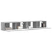 Dulap TV de perete Pe perete 2 pcs Gri Sonoma 98 x 31 x 29,5 cm - WALTI WALTI