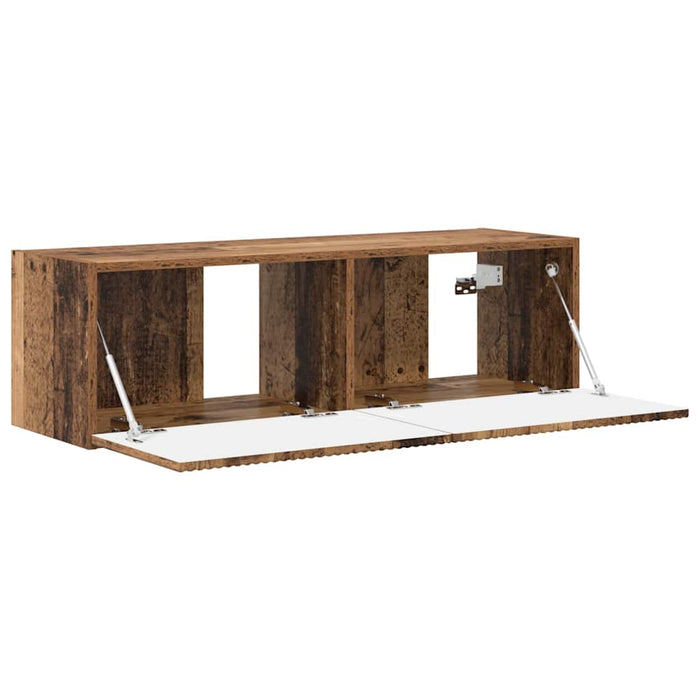 Dulap TV de perete Lemn Vechi 98 x 31 x 29,5 cm Lemn compozit - WALTI WALTI
