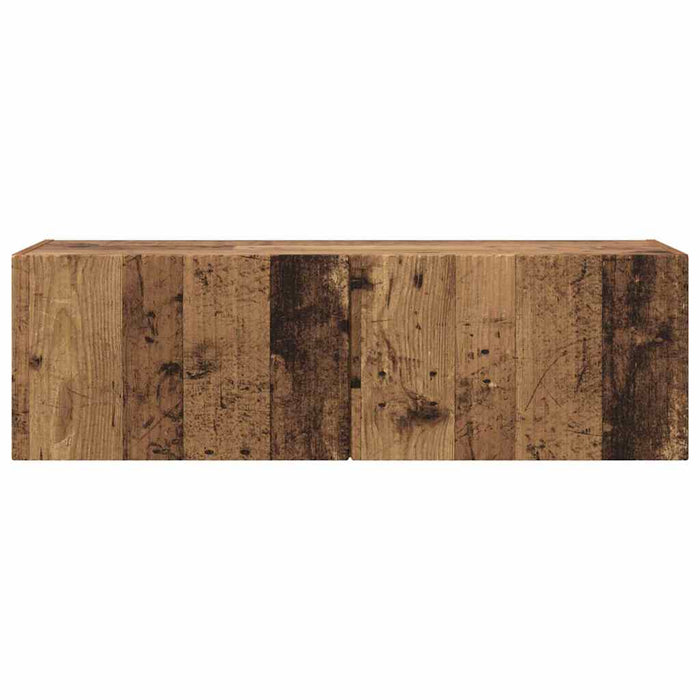 Dulap TV de perete Lemn Vechi 98 x 31 x 29,5 cm Lemn compozit - WALTI WALTI