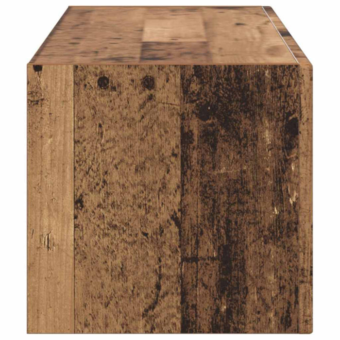 Dulap TV de perete Lemn Vechi 98 x 31 x 29,5 cm Lemn compozit - WALTI WALTI
