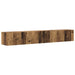 Dulap TV de perete Pe perete 2 pcs Lemn Vechi 98 x 31 x 29,5 cm - WALTI WALTI