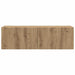 Dulap TV de perete 98 x 31 x 29,5 cm Stejar artizanal - WALTI WALTI