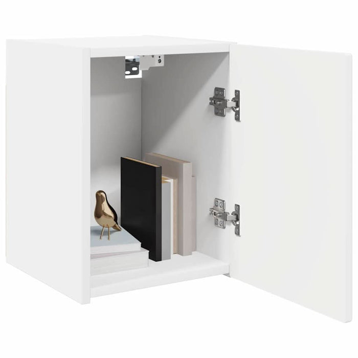 Dulap TV de perete Pe perete Alb 30 x 31 x 40 cm Lemn compozit - WALTI WALTI