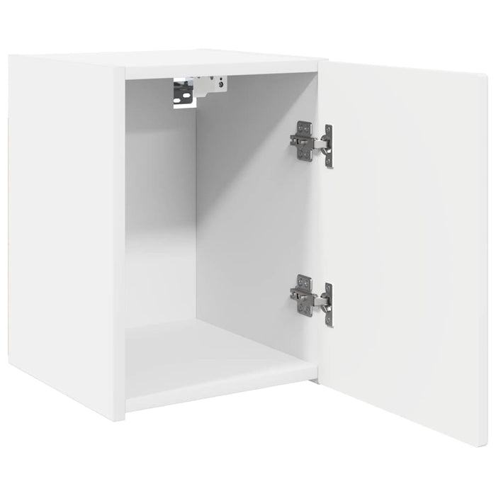 Dulap TV de perete 2 pcs Alb 30 x 31 x 40 cm Lemn compozit - WALTI WALTI