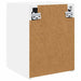 Dulap TV de perete 2 pcs Alb 30 x 31 x 40 cm Lemn compozit - WALTI WALTI