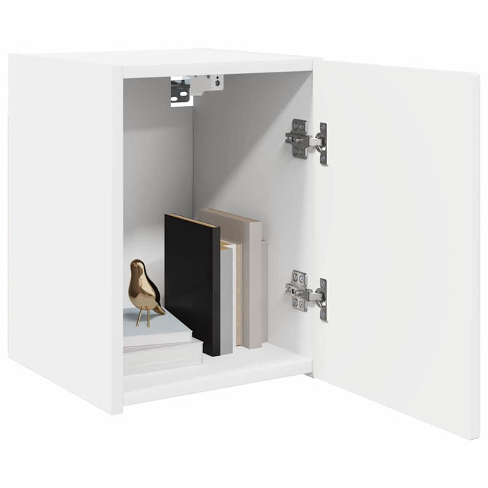 Dulap TV de perete 2 pcs Alb 30 x 31 x 40 cm Lemn compozit - WALTI WALTI