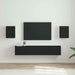 Dulap TV de perete 2 pcs Negru 30 x 31 x 40 cm Lemn compozit - WALTI WALTI