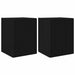 Dulap TV de perete 2 pcs Negru 30 x 31 x 40 cm Lemn compozit - WALTI WALTI