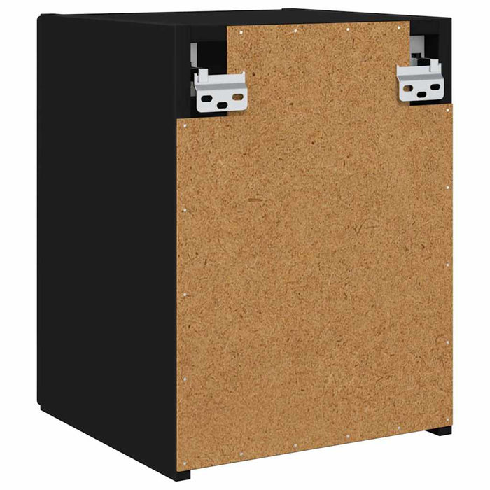 Dulap TV de perete 2 pcs Negru 30 x 31 x 40 cm Lemn compozit - WALTI WALTI