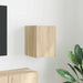 Dulap TV de perete Sonoma 30 x 31 x 40 cm Lemn compozit - WALTI WALTI