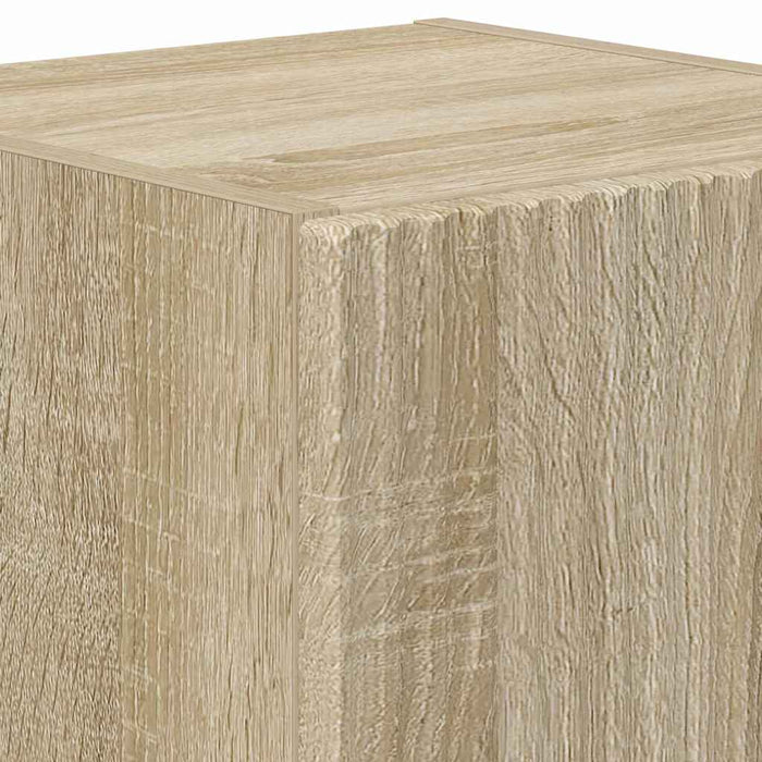 Dulap TV de perete 2 pcs Sonoma 30 x 31 x 40 cm Lemn compozit - WALTI WALTI