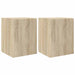 Dulap TV de perete 2 pcs Sonoma 30 x 31 x 40 cm Lemn compozit - WALTI WALTI