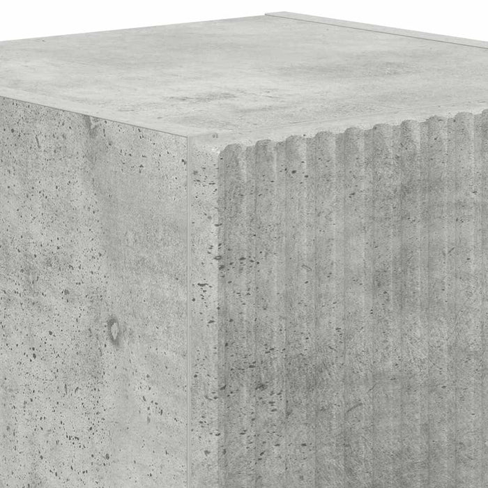 Dulap TV de perete Beton 30 x 31 x 40 cm Lemn compozit - WALTI WALTI