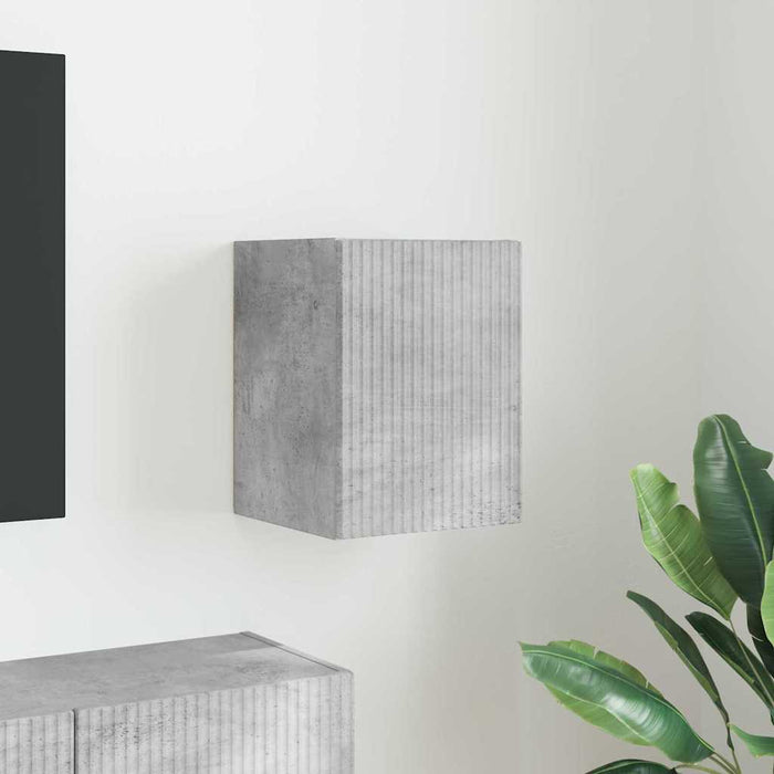 Dulap TV de perete Beton 30 x 31 x 40 cm Lemn compozit - WALTI WALTI