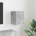 Dulap TV de perete Beton 30 x 31 x 40 cm Lemn compozit - WALTI WALTI