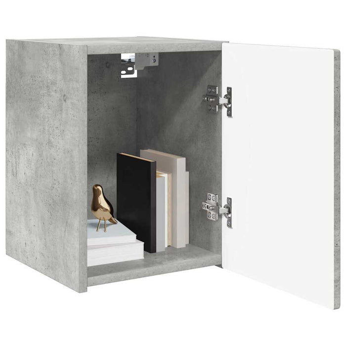 Dulap TV de perete Beton 30 x 31 x 40 cm Lemn compozit - WALTI WALTI