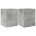 Dulap TV de perete 2 pcs Beton 30 x 31 x 40 cm Lemn compozit - WALTI WALTI
