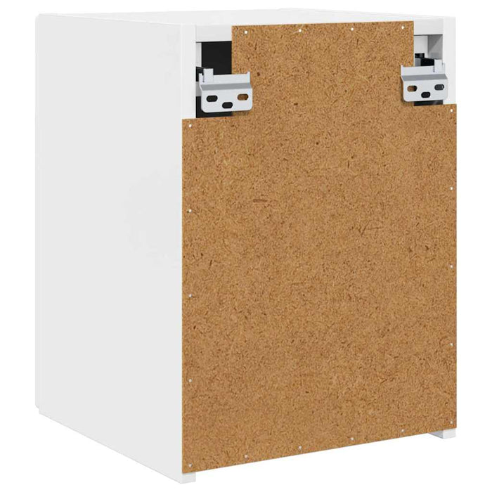 Dulap TV de perete Alb Lucios 30 x 31 x 40 cm Lemn compozit - WALTI WALTI