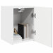 Dulap TV de perete Alb Lucios 30 x 31 x 40 cm Lemn compozit - WALTI WALTI
