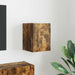 Dulap TV de perete Stejar fumuriu 30 x 31 x 40 cm Lemn compozit - WALTI WALTI