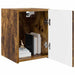 Dulap TV de perete Stejar fumuriu 30 x 31 x 40 cm Lemn compozit - WALTI WALTI