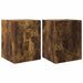 Dulap TV de perete 2 pcs Stejar fumuriu 30 x 31 x 40 cm - WALTI WALTI