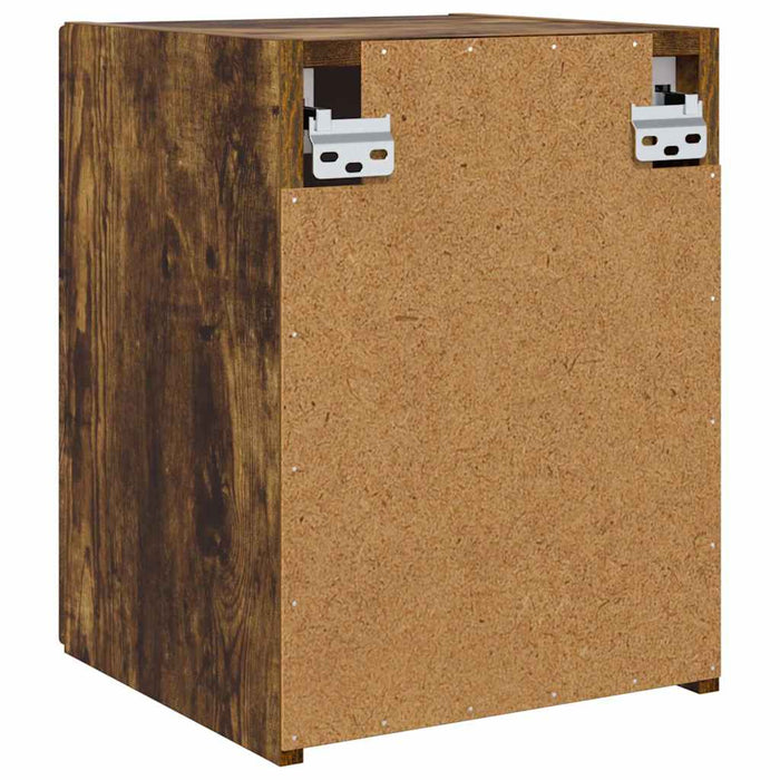 Dulap TV de perete 2 pcs Stejar fumuriu 30 x 31 x 40 cm - WALTI WALTI