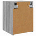 Dulap TV de perete Gri Sonoma 30 x 31 x 40 cm Lemn compozit - WALTI WALTI