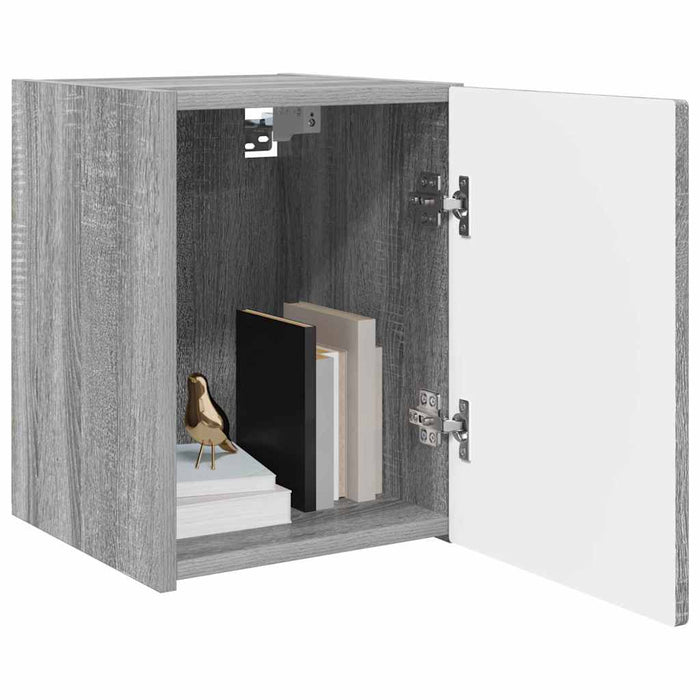 Dulap TV de perete Gri Sonoma 30 x 31 x 40 cm Lemn compozit - WALTI WALTI