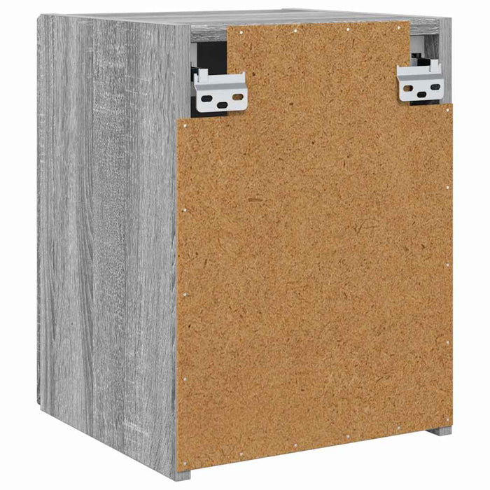 Dulap TV de perete Pe perete 2 pcs Gri Sonoma 30 x 31 x 40 cm - WALTI WALTI