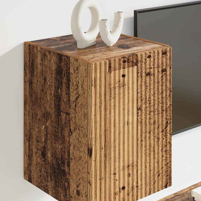 Dulap TV de perete Lemn Vechi 30 x 31 x 40 cm Lemn compozit - WALTI WALTI