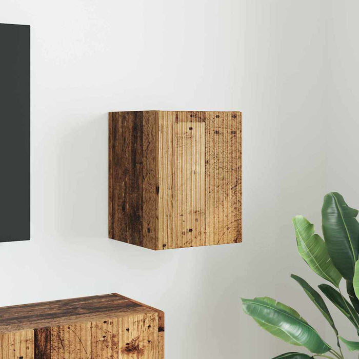 Dulap TV de perete Lemn Vechi 30 x 31 x 40 cm Lemn compozit - WALTI WALTI