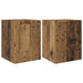 Dulap TV de perete Pe perete 2 pcs Lemn Vechi 30 x 31 x 40 cm - WALTI WALTI
