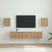 Dulap TV de perete 2 pcs Stejar artizanal 30 x 31 x 40 cm - WALTI WALTI