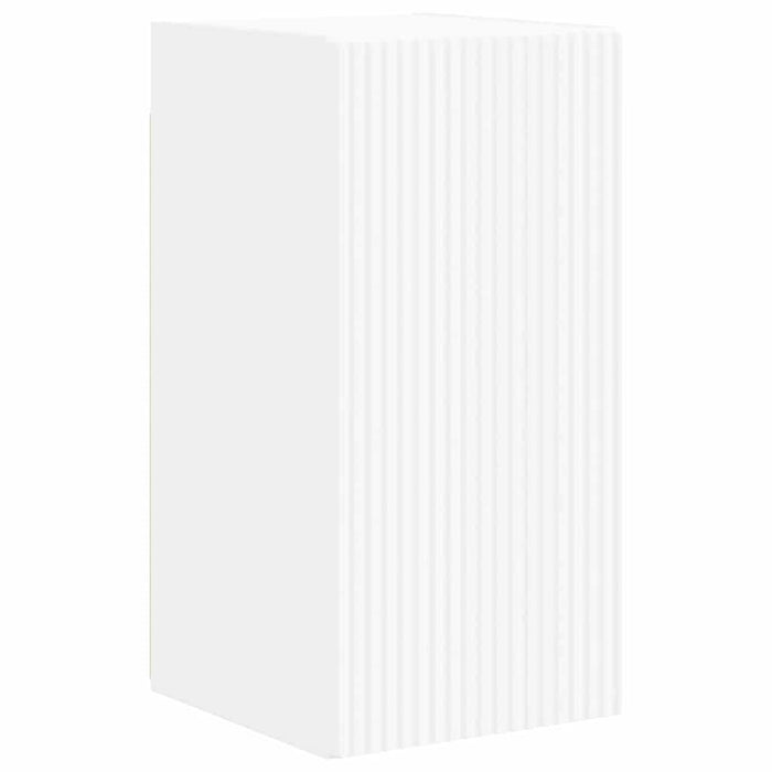 Dulap TV de perete 2 pcs Alb 30 x 31 x 60 cm Lemn compozit - WALTI WALTI