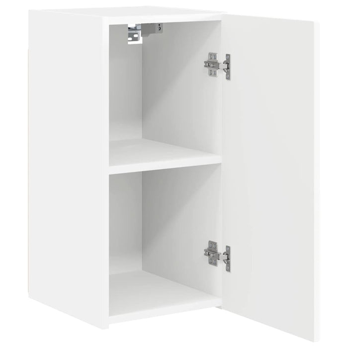 Dulap TV de perete 2 pcs Alb 30 x 31 x 60 cm Lemn compozit - WALTI WALTI