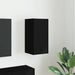 Dulap TV de perete Negru 30 x 31 x 60 cm Lemn compozit - WALTI WALTI