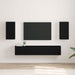 Dulap TV de perete 2 pcs Negru 30 x 31 x 60 cm Lemn compozit - WALTI WALTI