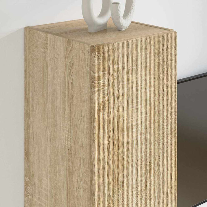 Dulap TV de perete Sonoma 30 x 31 x 60 cm Lemn compozit - WALTI WALTI