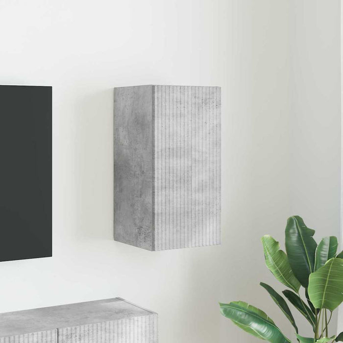 Dulap TV de perete Beton 30 x 31 x 60 cm Lemn compozit - WALTI WALTI