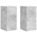 Dulap TV de perete 2 pcs Beton 30 x 31 x 60 cm Lemn compozit - WALTI WALTI